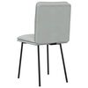 vidaXL Chaises &agrave; manger lot de 6 gris clair velours
