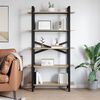 vidaXL &Eacute;tag&egrave;re Ch&ecirc;ne Sonoma 100 x 33,5 x 178 cm Bois d'ing&eacute;nierie