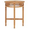vidaXL Ensemble &agrave; manger de jardin 3 pcs Bois de teck solide