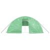 vidaXL Serre avec cadre en acier vert 80 m&sup2; 16x5x2,3 m