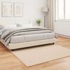 vidaXL Tapis en Fourrure Synth&eacute;tique de Lapin Olite Taupe 120 x 120 cm