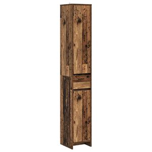 vidaXL Armoire de salle de bain Bois ancien 30 x 33 x 190 cm