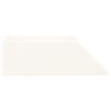 vidaXL Coussin pour les jambes Uni Blanc 68 x 25 x 21,5 cm