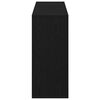 vidaXL Buffet Ch&ecirc;ne noir 120 x 30 x 75 cm Bois d'ing&eacute;nierie