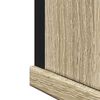 vidaXL Armoire &agrave; miroir de salle de bain ch&ecirc;ne sonoma bois ing&eacute;nierie