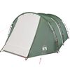 vidaXL Tente de camping tunnel 4 personnes vert imperméable