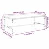 vidaXL Table basse Bois Ancien 100 x 50 x 35 cm Bois d'ing&eacute;nierie