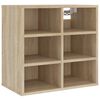 vidaXL Armoire &agrave; chaussures Ch&ecirc;ne Sonoma 52,5x30x50 cm