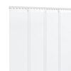 vidaXL Plaques de connexion 4 pcs argent&eacute; 28 cm acier inoxydable