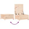 vidaXL Salon de jardin 8 pcs bois de pin massif