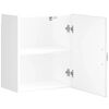 vidaXL Armoire murale de cuisine Kalmar blanc bois d'ing&eacute;nierie