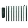 vidaXL Ensemble de cl&ocirc;ture Euro Acier 25 x 1,5 m Vert