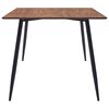 vidaXL Ensemble de salle &agrave; manger 9 pcs Gris Similicuir