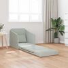 vidaXL Canap&eacute;-Lit Gris clair 65 x 80 x 83 cm Velours
