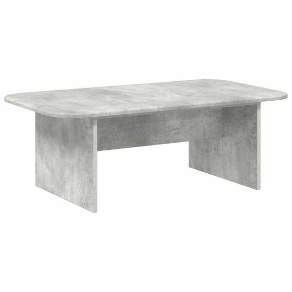 vidaXL Table basse Gris b&eacute;ton 93 x 53 x 33 cm Bois d'ing&eacute;nierie