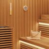 vidaXL Ensemble d'accessoires de sauna 4 pcs Marron