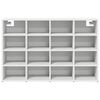 vidaXL Cabinet &agrave; chaussures Blanc 103 x 30 x 67 cm Bois d'ing&eacute;nierie