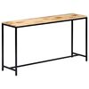 vidaXL Table console 140 x 35 x 76 cm Bois de manguier massif brut