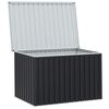 vidaXL Bo&icirc;te de rangement de jardin Anthracite 149x99x93 cm