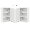 vidaXL Ensemble de mobilier de salle de bain avec tiroir 3 pcs Blanc