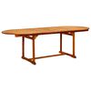 vidaXL Ensemble &agrave; manger de jardin 9 pcs Bois d'acacia massif 160-240 cm