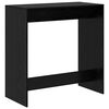 vidaXL Table de bar 102 x 50 x 103,5 cm Bois d'ing&eacute;nierie Ch&ecirc;ne noir