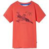 T-shirt pour enfants rouge clair 140
