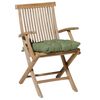 Madison Coussin de si&egrave;ge Toscane Basic 46x46 cm vert