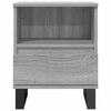 vidaXL Table de chevet sonoma gris 40x35x50 cm bois d&rsquo;ing&eacute;nierie