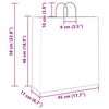 vidaXL Sacs en papier 250 pcs avec poign&eacute;es marron 45x17x48 cm