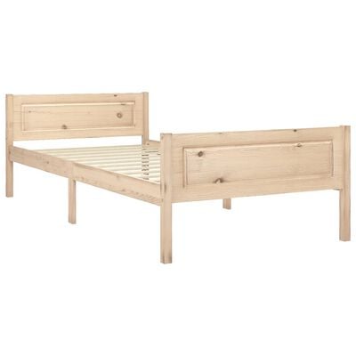 vidaXL Cadre de lit sans matelas bois massif de pin 100x200 cm