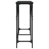 vidaXL Table console noir 180x29x75 cm bois d'ing&eacute;nierie