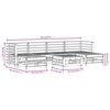 vidaXL Salon de jardin 7 pcs Bois de pin massif