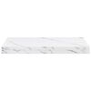 vidaXL &Eacute;tag&egrave;re Murale 4 pcs Marbre blanc 50 x 23,5 x 4 cm