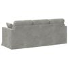 vidaXL Canap&eacute; Gris clair