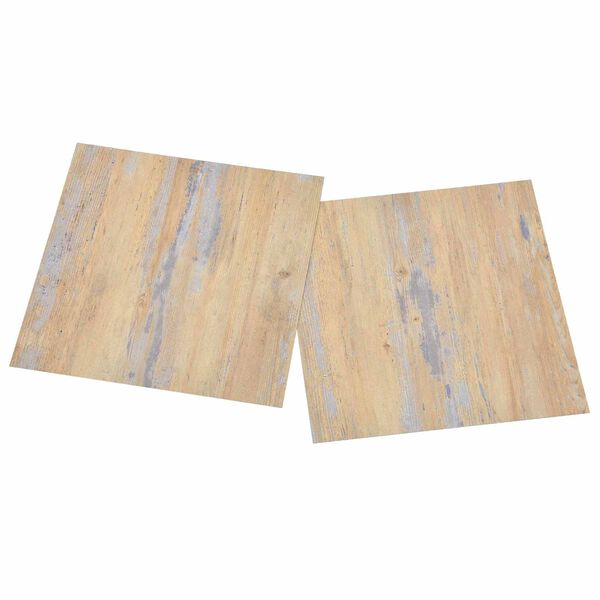 vidaXL Planches de sol 55 pcs Marron 5,11 m&sup2; PVC