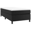 vidaXL Cadre de lit noir 90x200 cm similicuir