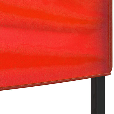 vidaXL Tente de réception pliable Rouge 2x2 m