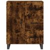 vidaXL Buffet haut Ch&ecirc;ne fum&eacute; 69,5x34x180 cm Bois d'ing&eacute;nierie