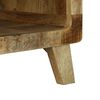 vidaXL Table basse Marron 50 x 50 x 35 cm Bois de mangue massif