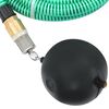 vidaXL Tuyau d'aspiration avec raccords en laiton vert 1,1" 25 m PVC