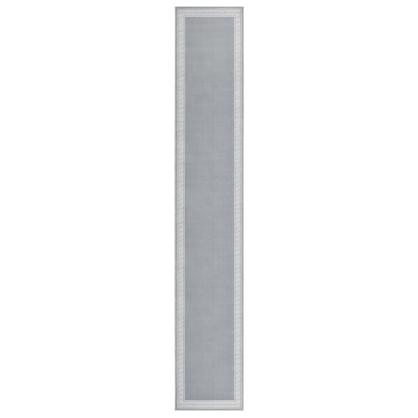 vidaXL Tapis BCF Gris avec motif 60x400 cm