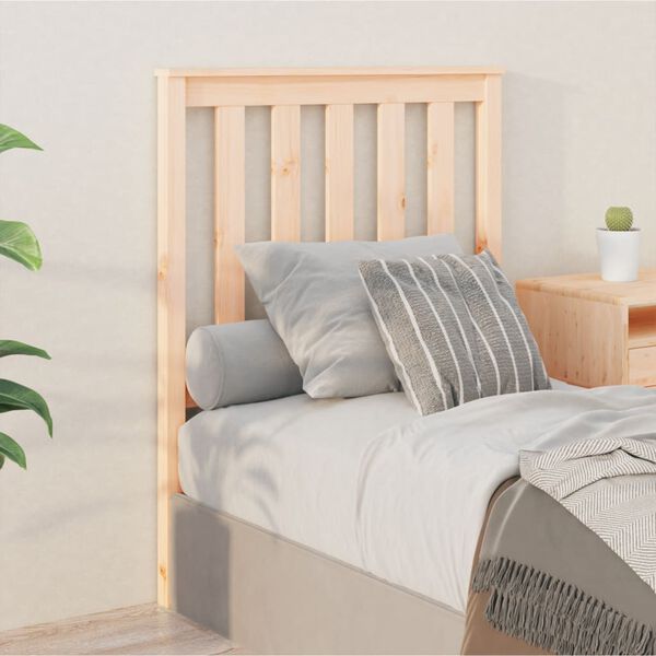 vidaXL T&ecirc;te de lit 81x6x101 cm Bois massif de pin