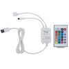 vidaXL Cadre de lit avec LED sans matelas cappuccino 120x200 cm