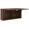 vidaXL Armoire murale de bain chêne marron 80x25x40 cm bois ingénierie