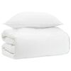 vidaXL Ensemble de Duvet Blanc 155 x 200 cm Coton, Bambou, Polyester