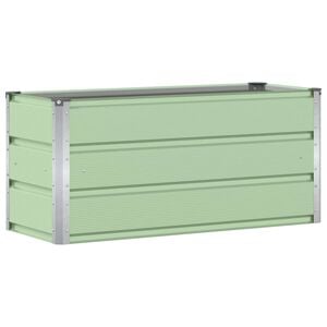 vidaXL Jardini&egrave;re Vert 100 x 40 x 45 cm Acier