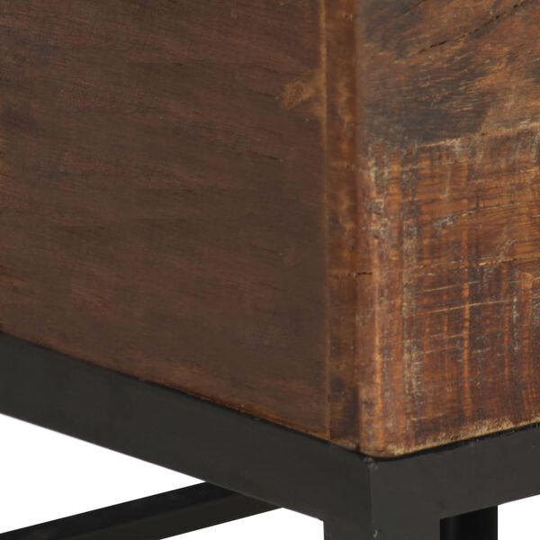 vidaXL Tabouret 35x35x40 cm Bois de r&eacute;cup&eacute;ration solide