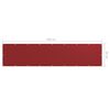 vidaXL &Eacute;cran de balcon Rouge 90x400 cm Tissu Oxford