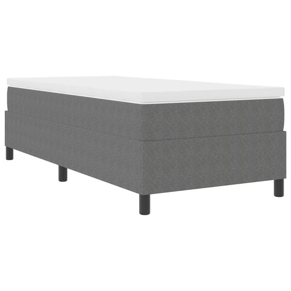 vidaXL Cadre de lit plateforme Gris clair 90 x 200 cm